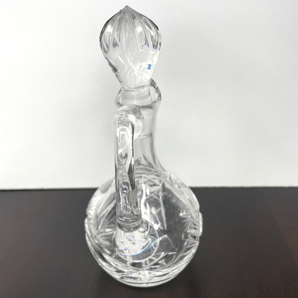 Vintage Small Decanter with Stopper Pinwheel Pattern - Picture 5 of 8